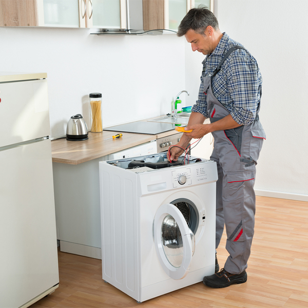 can you walk me through the steps of troubleshooting my washer issue in Hobart WI